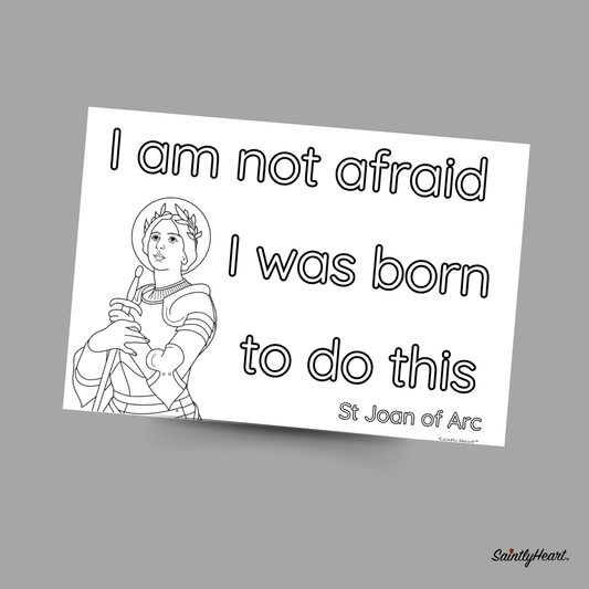 St. Joan of Arc Printable Bundle - Saintly Heart