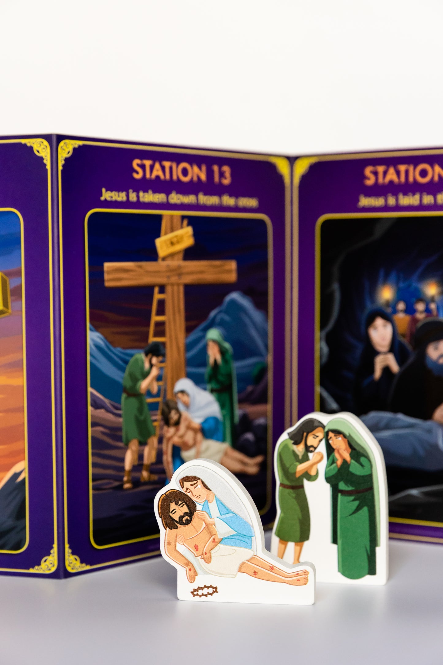 Stations of the Cross Pray & Play Set - By Saintly Heart & Brother Francis - Saintly Heart