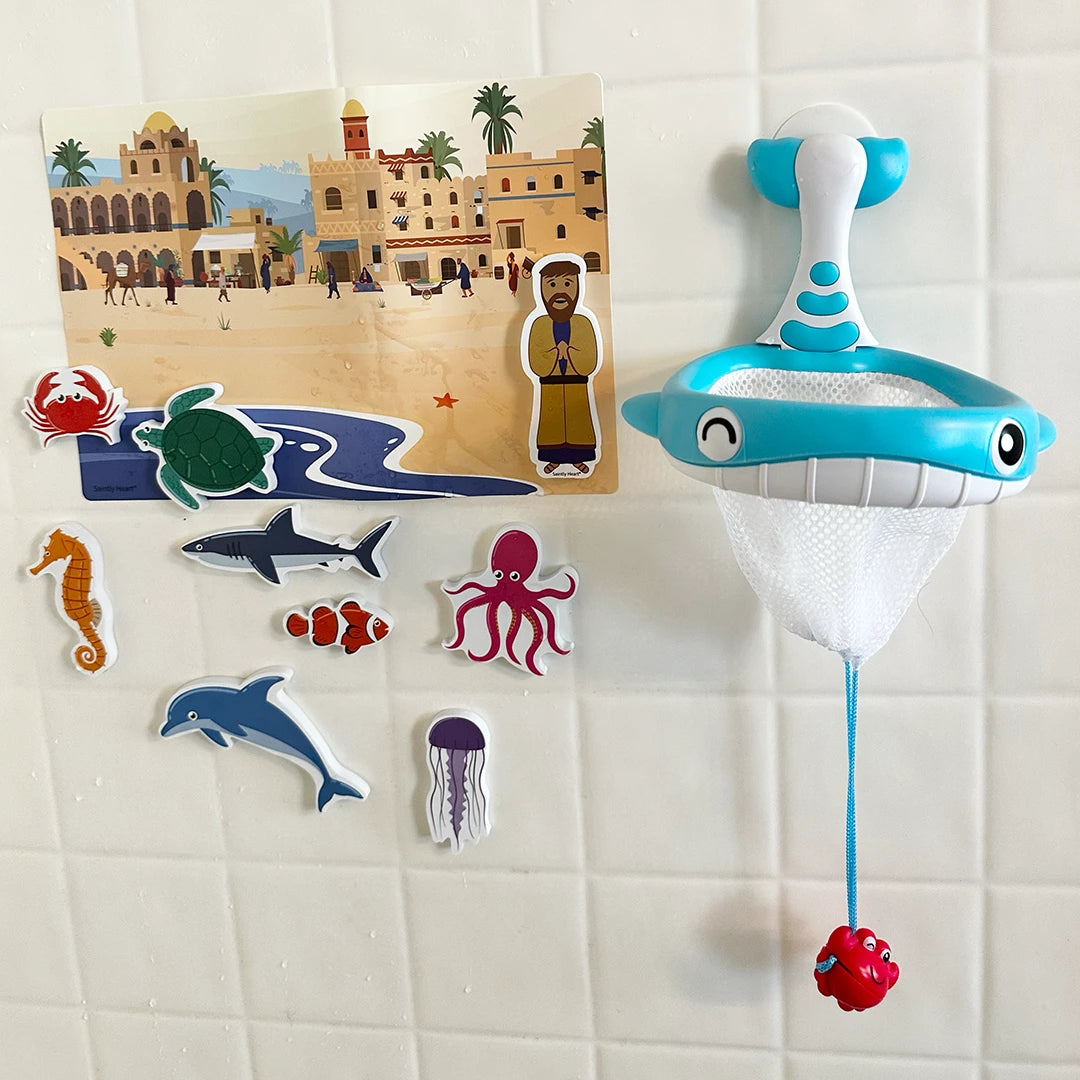 Jonah and the Whale Bath set by Saintly Heart