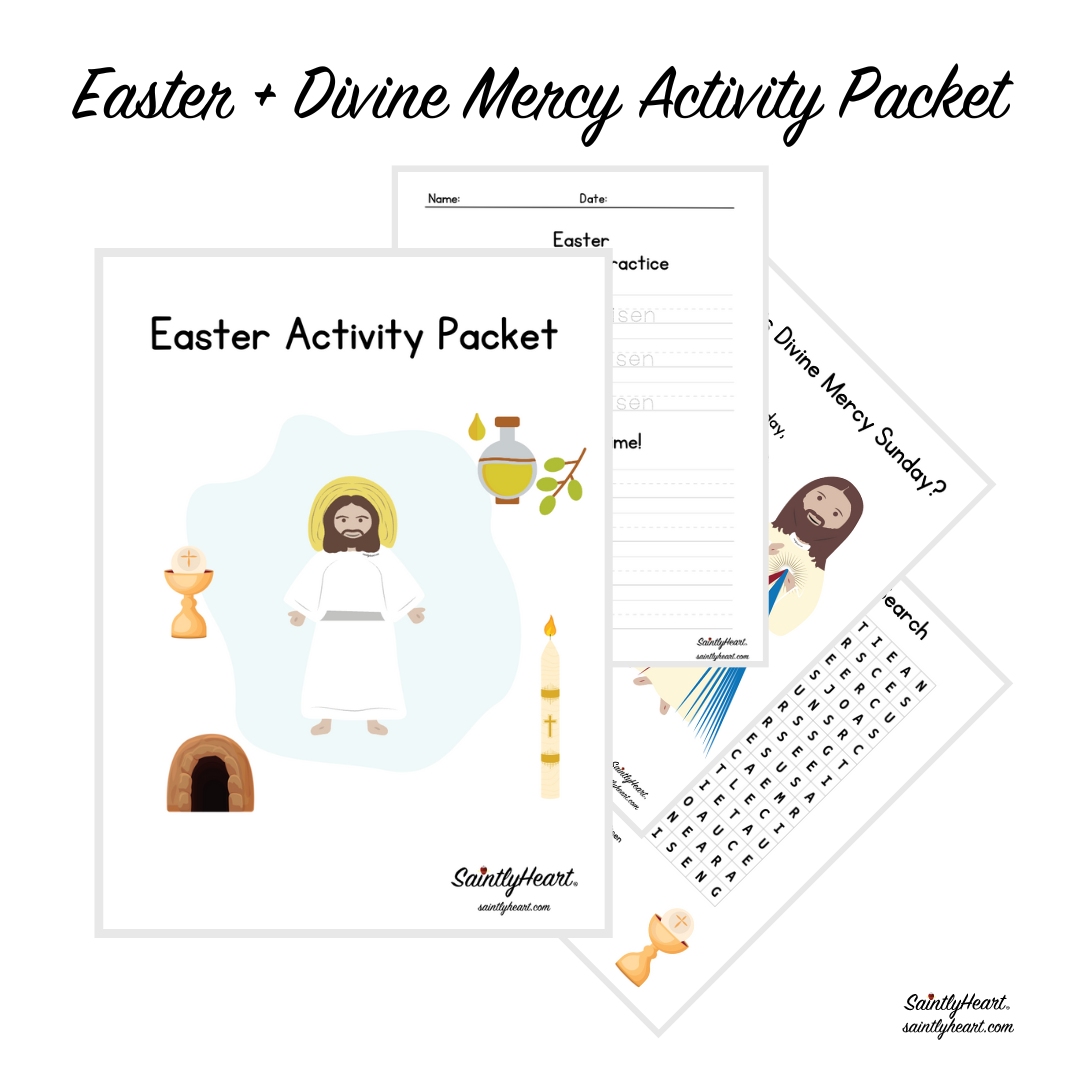 Easter + Divine Mercy Activity Packet