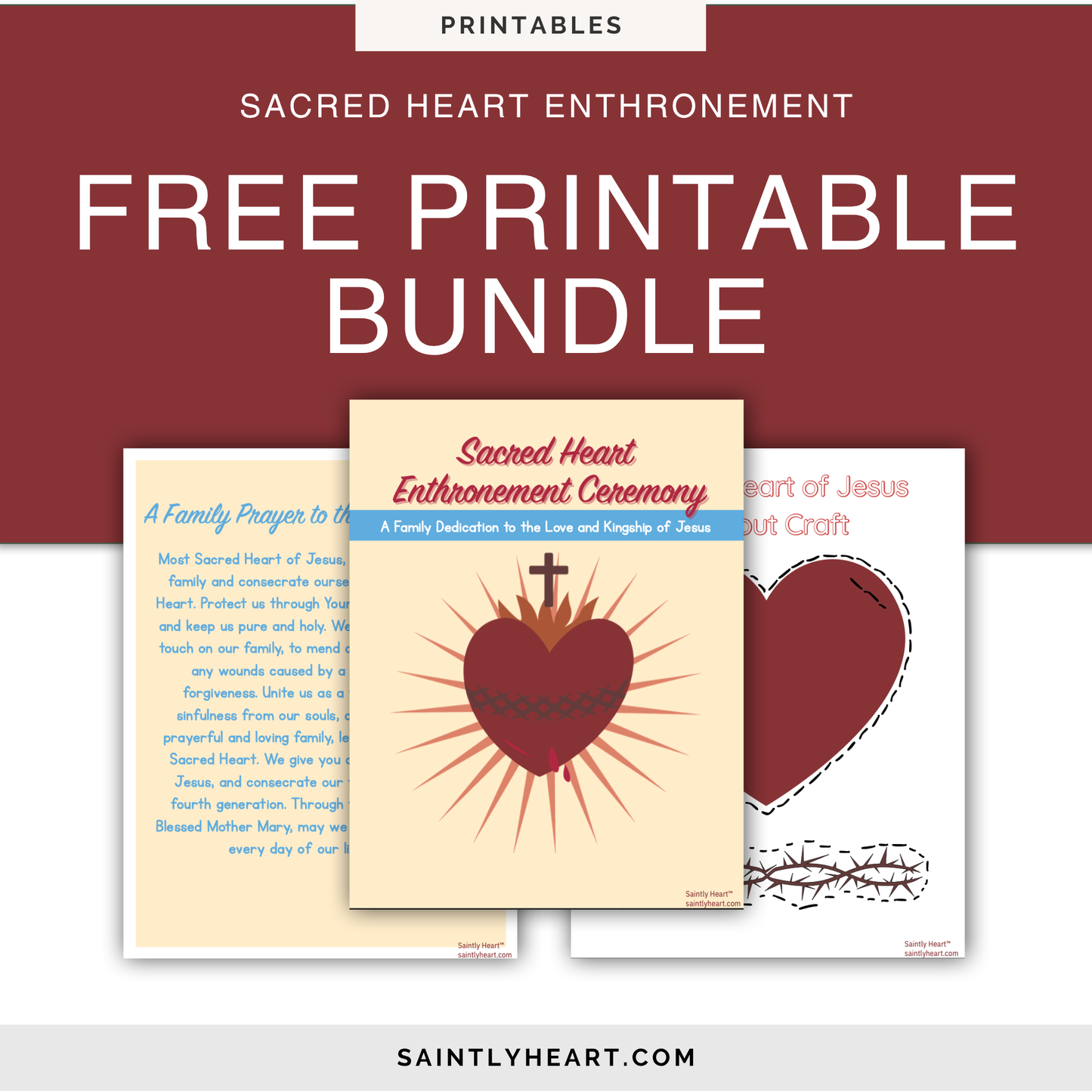Free Printable: Sacred Heart Enthronement Guide
