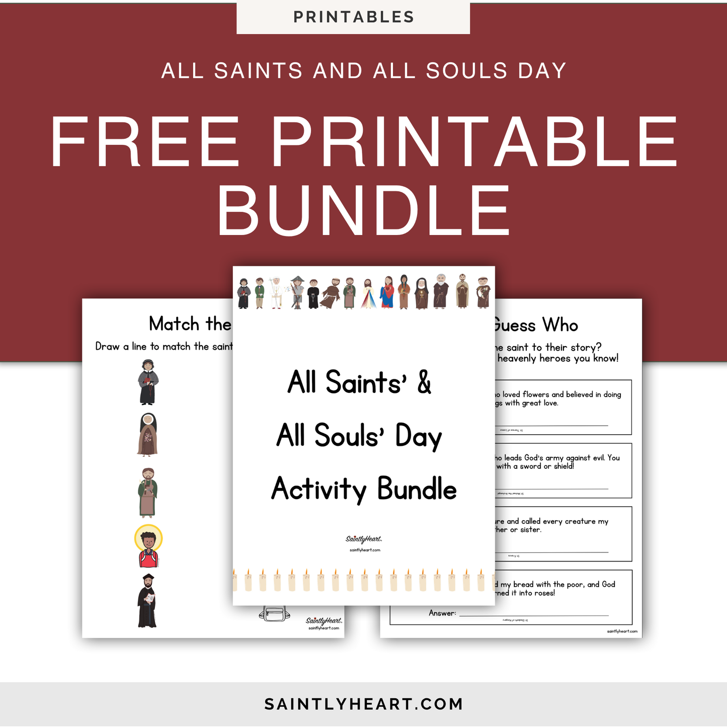 All Saints & All Souls Day Activity Bundle