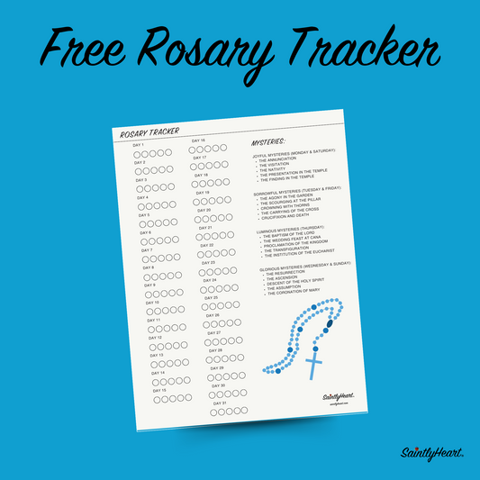 Rosary Tracker Free Printable