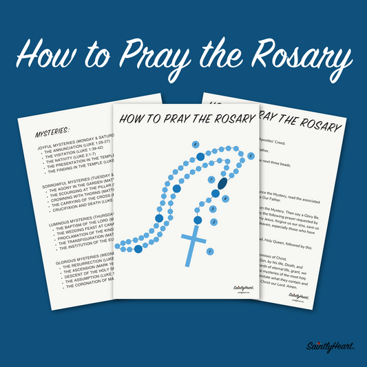 Free Printable: How to Pray the Rosary - Saintly Heart