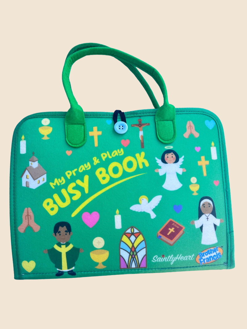 My Pray & Play Busy Book: A Quiet Felt Book - Saintly Heart