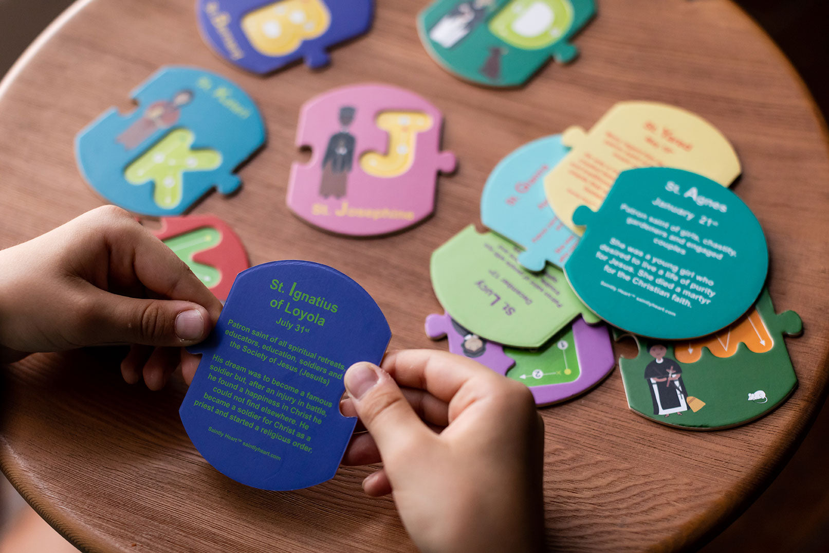 Pray and Play ABC Puzzle - Saintly Heart