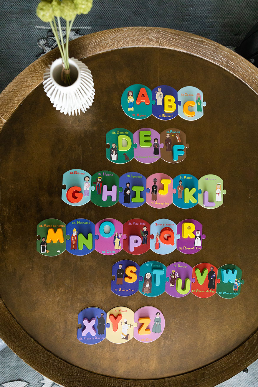 Pray and Play ABC Puzzle - Saintly Heart