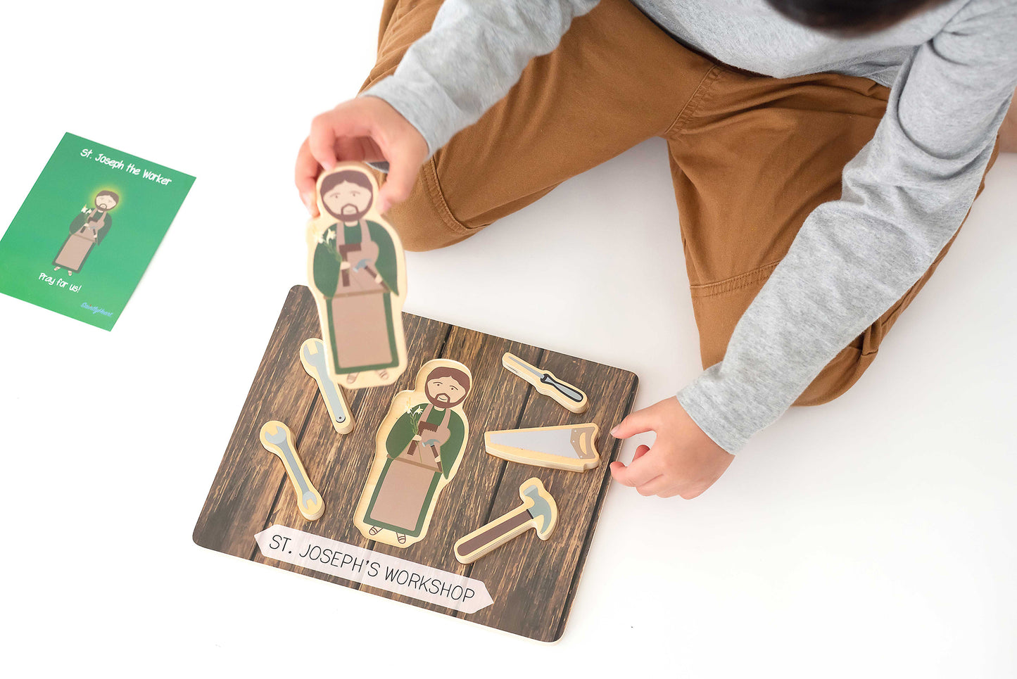 Perfectly Imperfect St Joseph's Workshop Chunk Puzzle - Saintly Heart