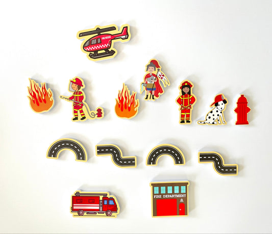 St. Florian's Firefighter Bath Toy Set - Saintly Heart