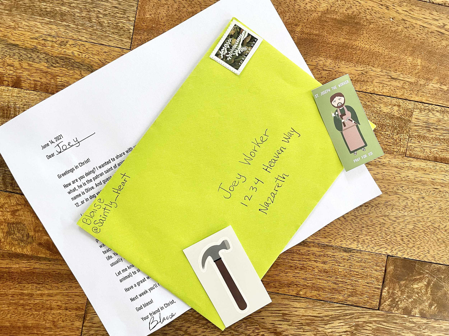 Summer Saint Pen-Pal Letters Subscription