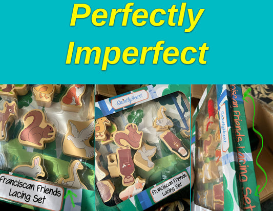 Perfectly Imperfect Franciscan Friends Lacing Set - Saintly Heart