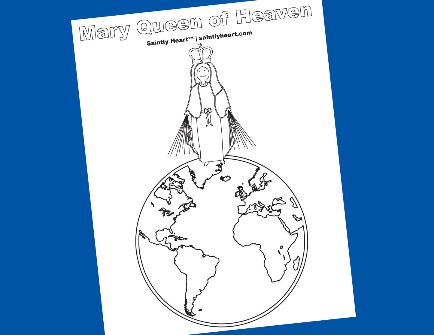 Queenship of Mary Printable