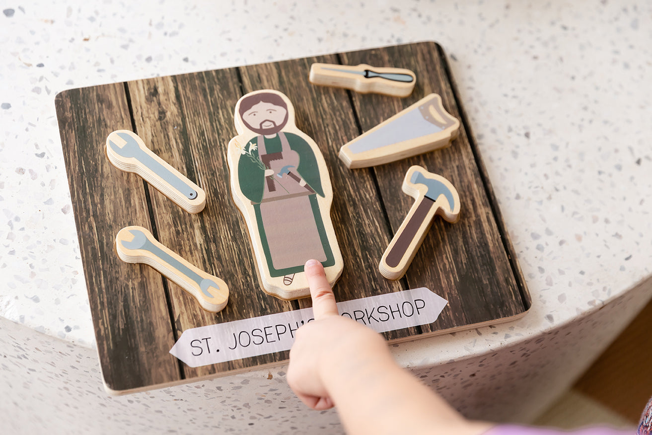 Perfectly Imperfect St Joseph's Workshop Chunk Puzzle - Saintly Heart