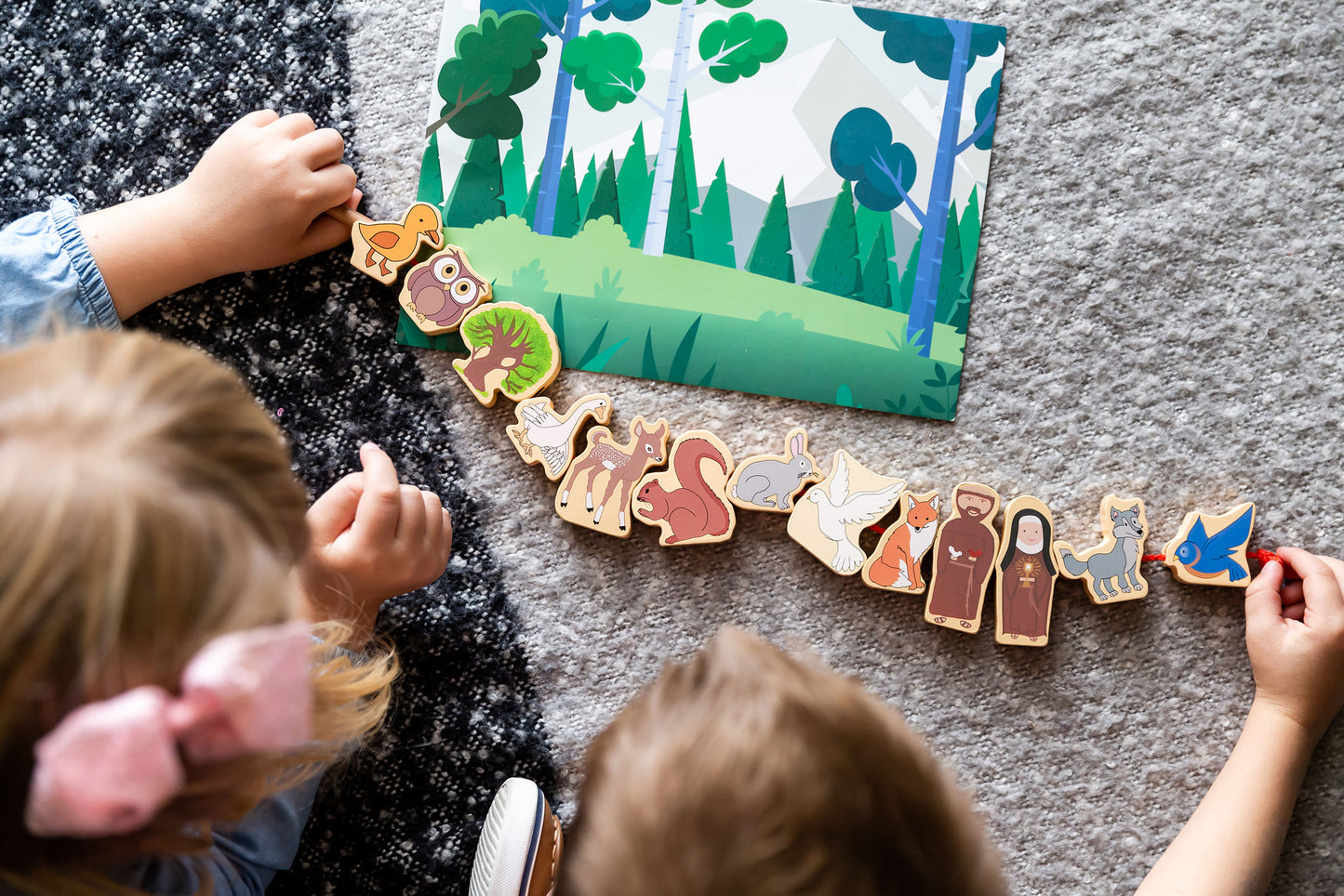 Perfectly Imperfect Franciscan Friends Lacing Set - Saintly Heart