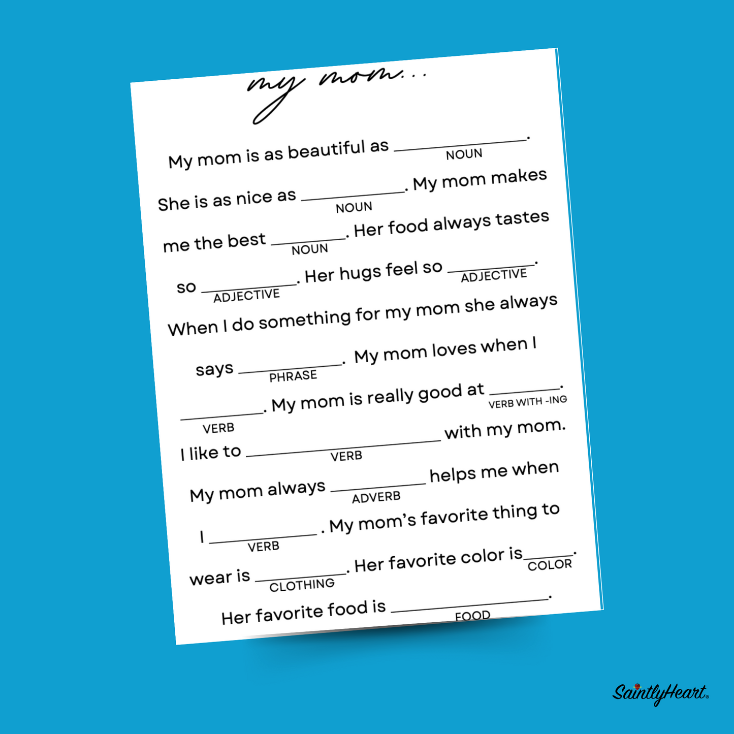 Mother's Day Free Printable Bundle - Saintly Heart