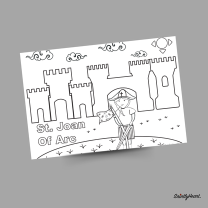St. Joan of Arc Printable Bundle - Saintly Heart