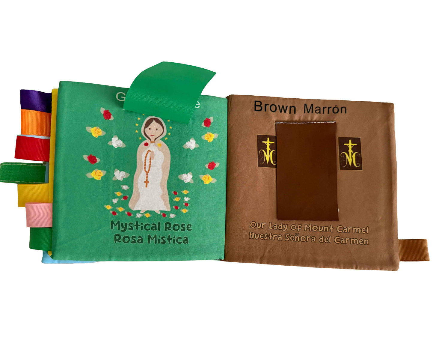 My First Mary Book: Colors / Mi primer libro de la Virgen María: Los Colores (An English–Spanish Bilingual Cloth Book)