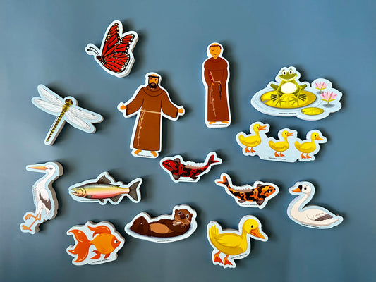 St. Francis & Friends Bath Set - Saintly Heart