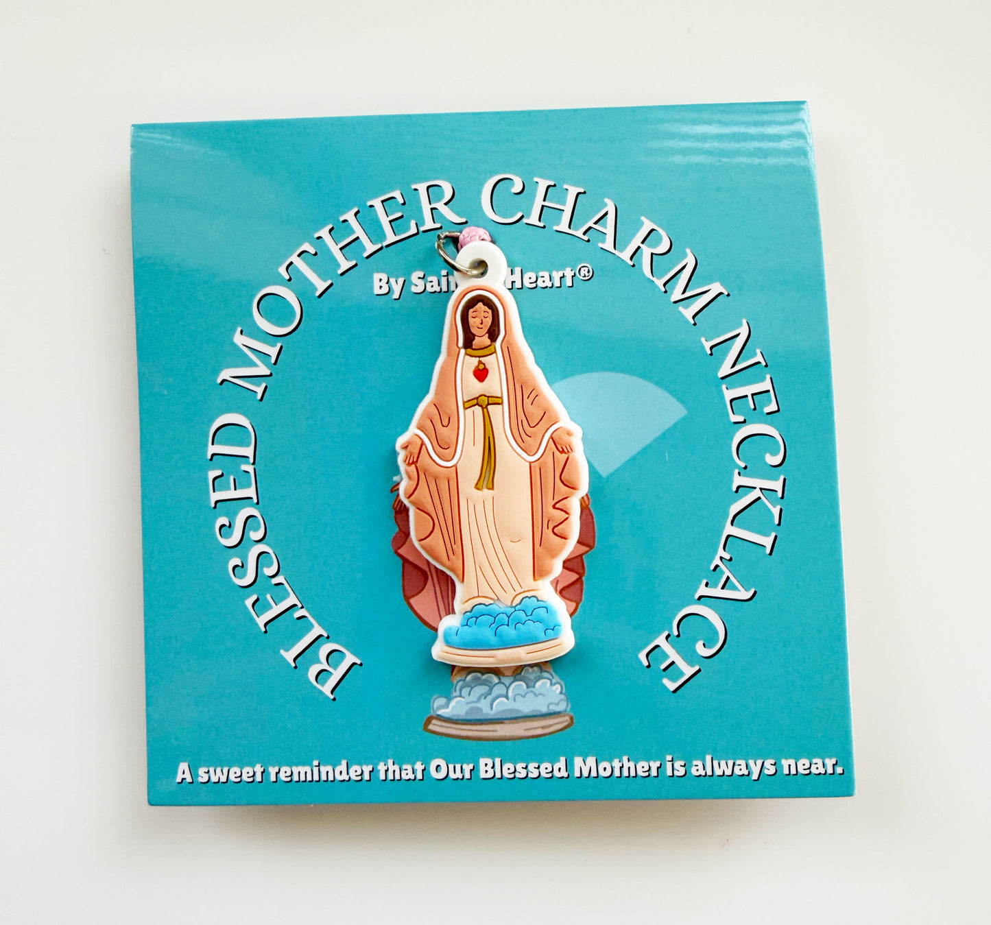 Blessed Mother Charm Necklace