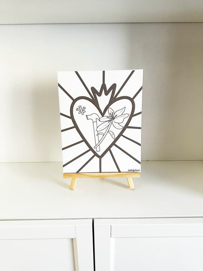 Paint & Pray Canvas Art Kit