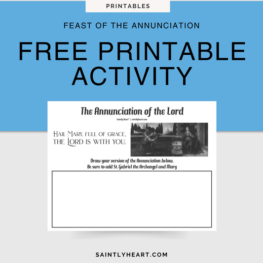 Free Printable: The Annunciation of the Lord