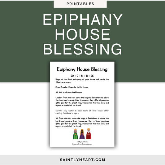 Epiphany House Blessing Printable