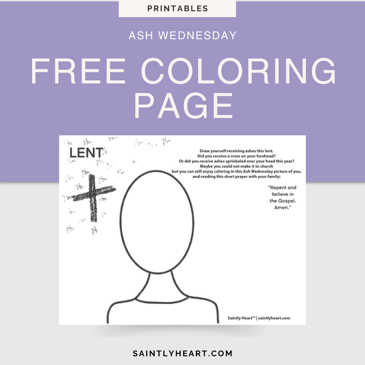 Ash Wednesday Coloring Page