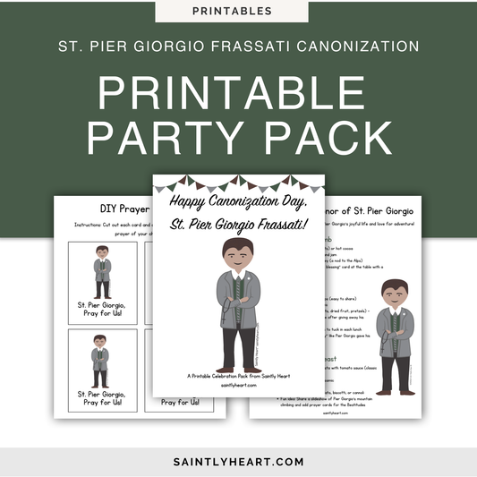 St. Pier Giorgio Canonization Party Bundle