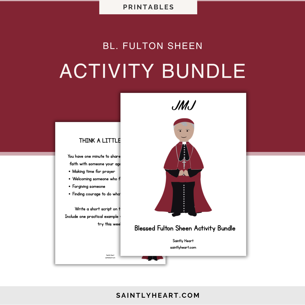 Bl. Fulton Sheen Activity Bundle