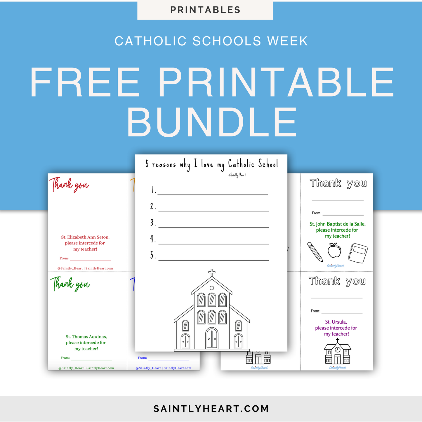 Catholic Schools Week Printable Bundle
