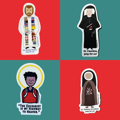 Variety Single Saint Stickers
