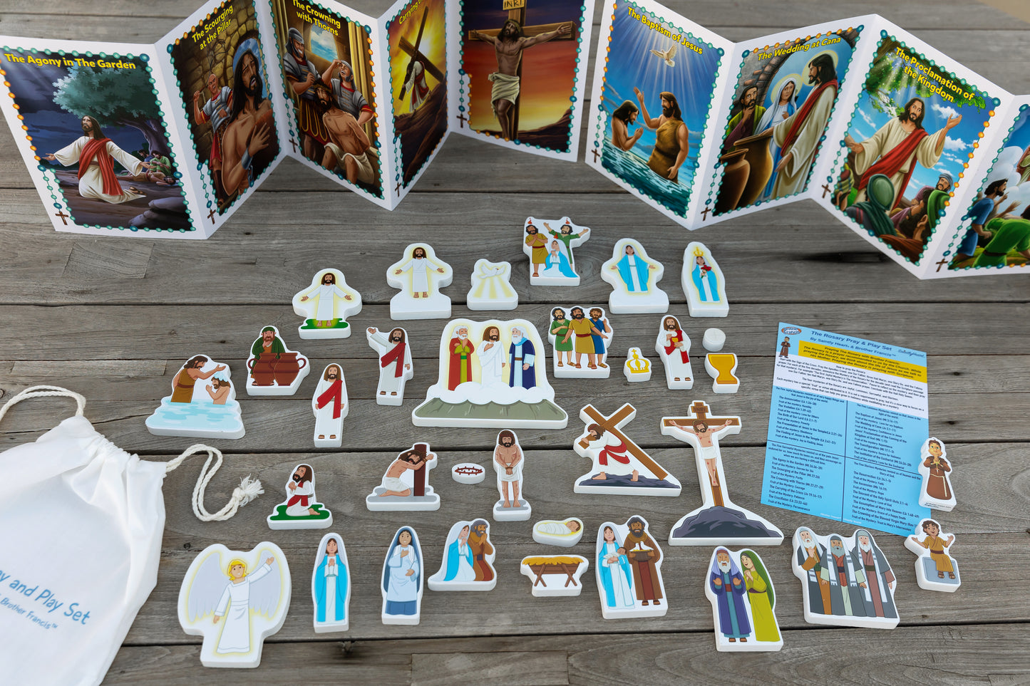 Rosary Pray and Play Set by Saintly Heart & Brother Francis
