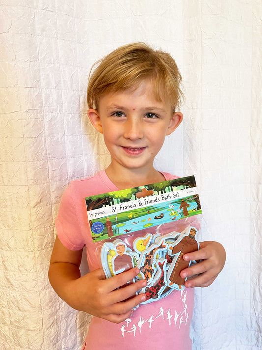 St. Francis & Friends Bath Set - Saintly Heart