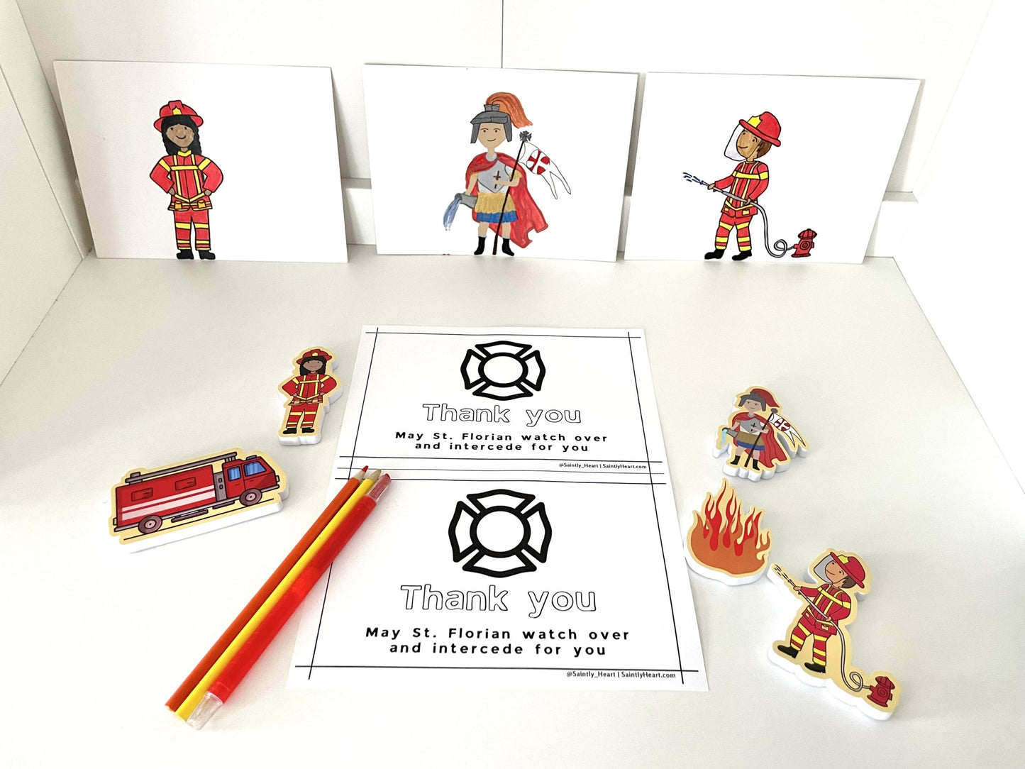 Firefighter Thank you Printable