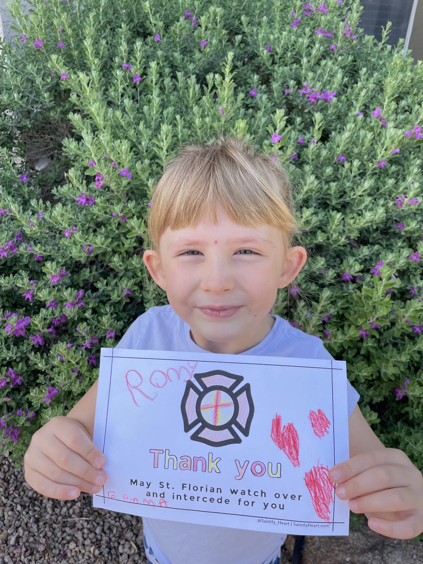 Firefighter Thank you Printable