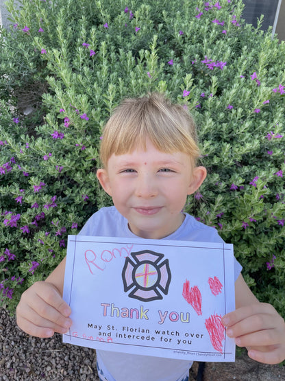 Firefighter Thank you Printable