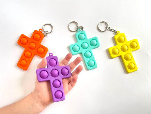 Cross Popper Keychains