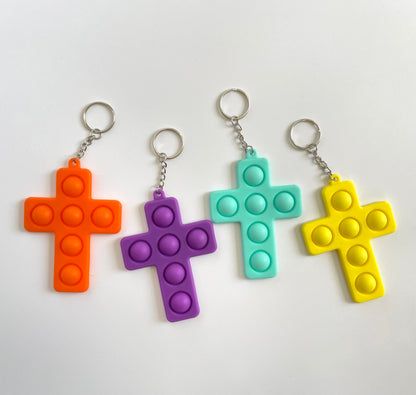 Cross Popper Keychains