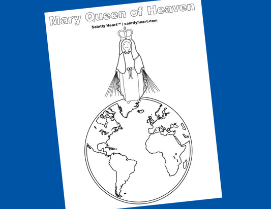 Queenship of Mary Printable