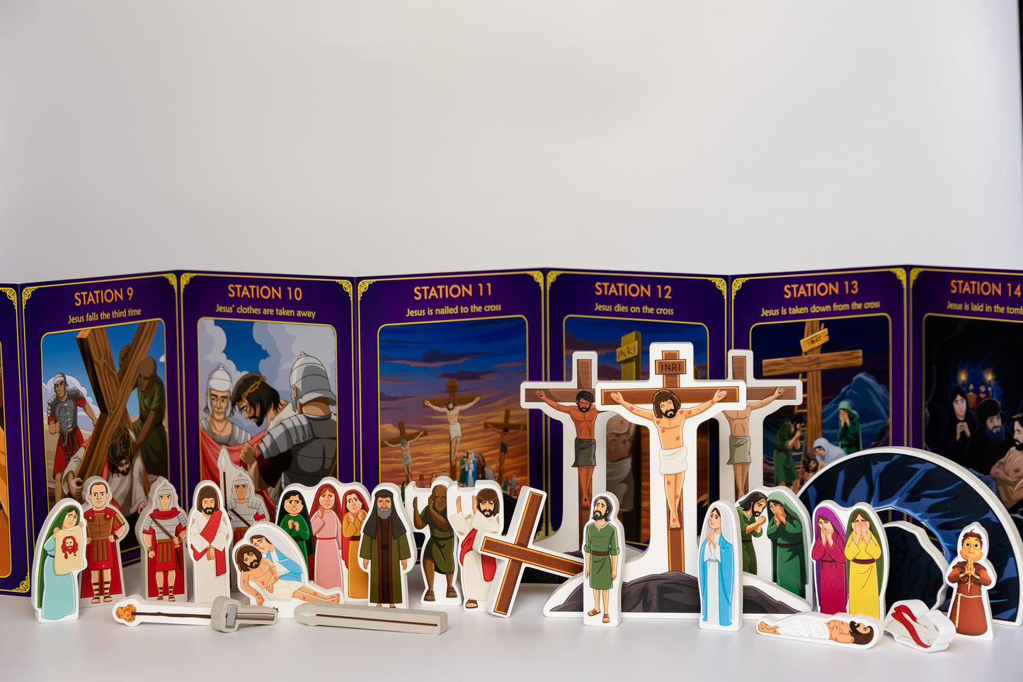 Stations of the Cross Pray & Play Set - By Saintly Heart & Brother Francis